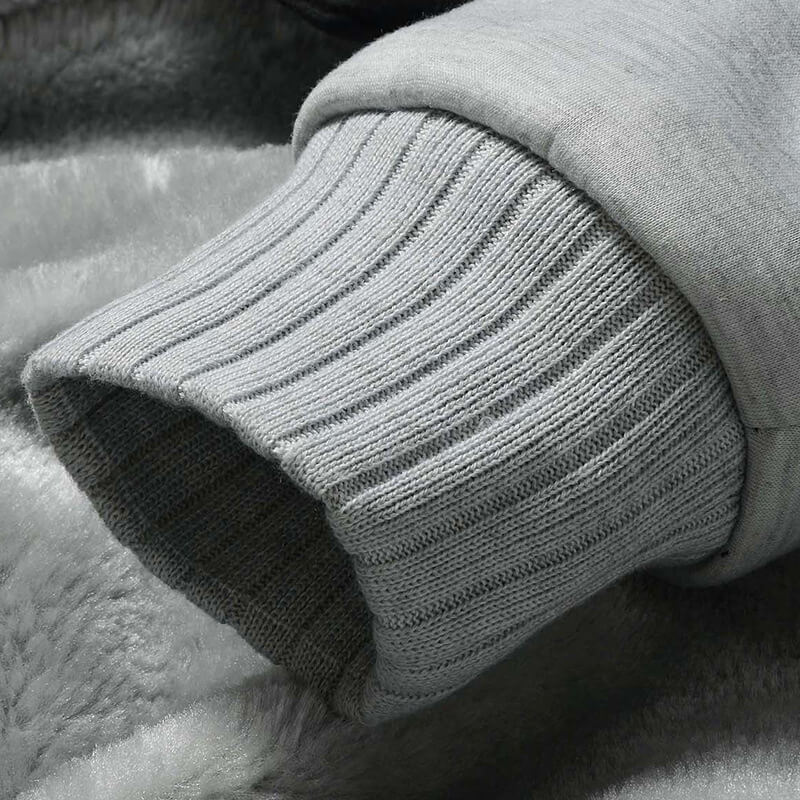 Menns Vinterjakke med Full Glidelås for Optimal Varme