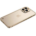 Minimalistisk aluminiumsramme til iPhone med støtbeskyttelse