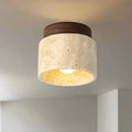 Japansk Taklampe - Kreativ Kremstil | Minimalistisk Design