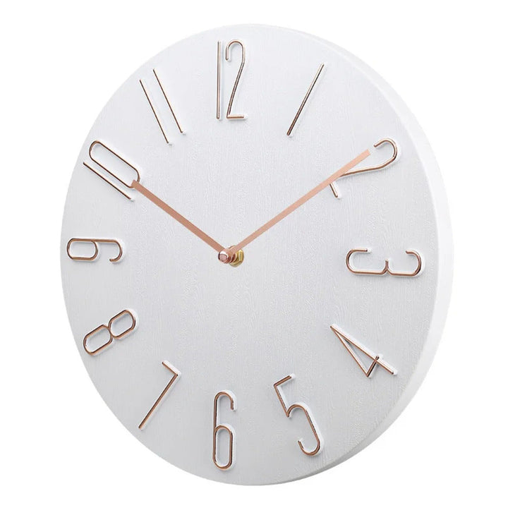 Minimalistisk Stille Veggklokke for Moderne Hjem