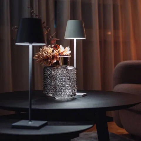 Trådløs LED-bordlampe - Bærbar &amp; Dimmbar