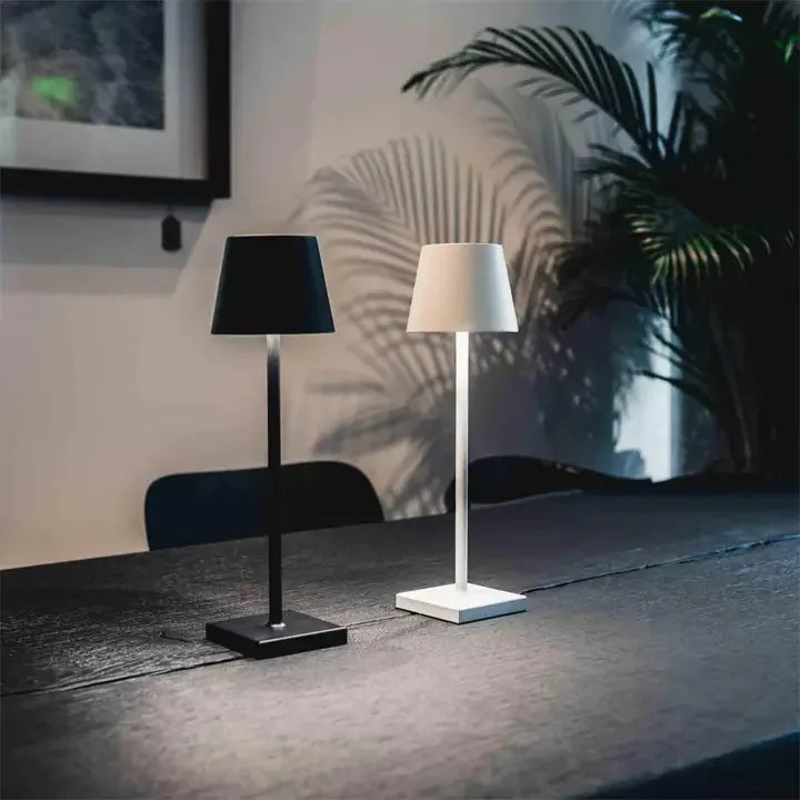 Trådløs LED-bordlampe - Bærbar &amp; Dimmbar