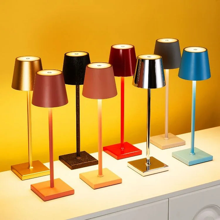Trådløs LED-bordlampe - Bærbar &amp; Dimmbar