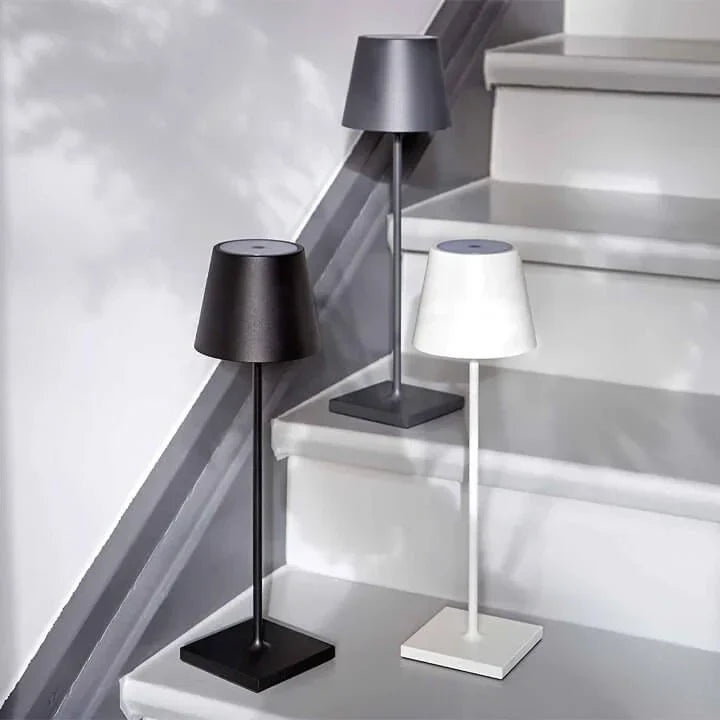 Trådløs LED-bordlampe - Bærbar &amp; Dimmbar