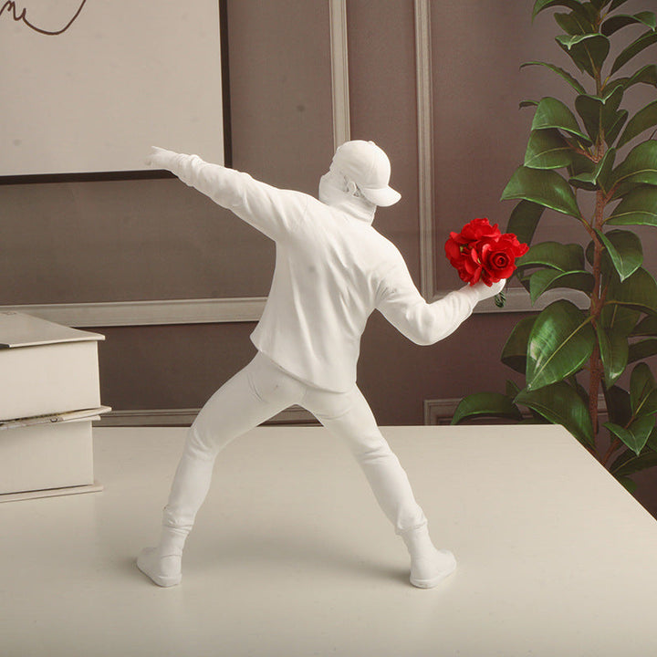 Moderne Blomsteropprører Kunstverk for Hjemmet og Kontoret