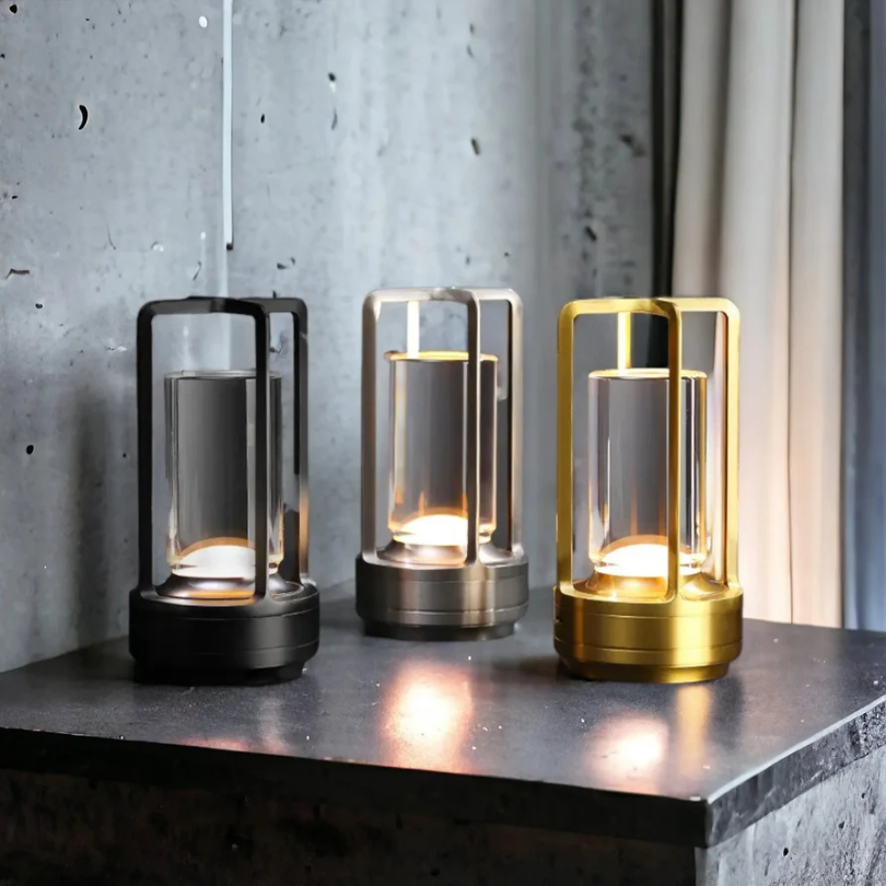 Dimbar LED Bordlampe med Berøringssensor for Koselig Lys