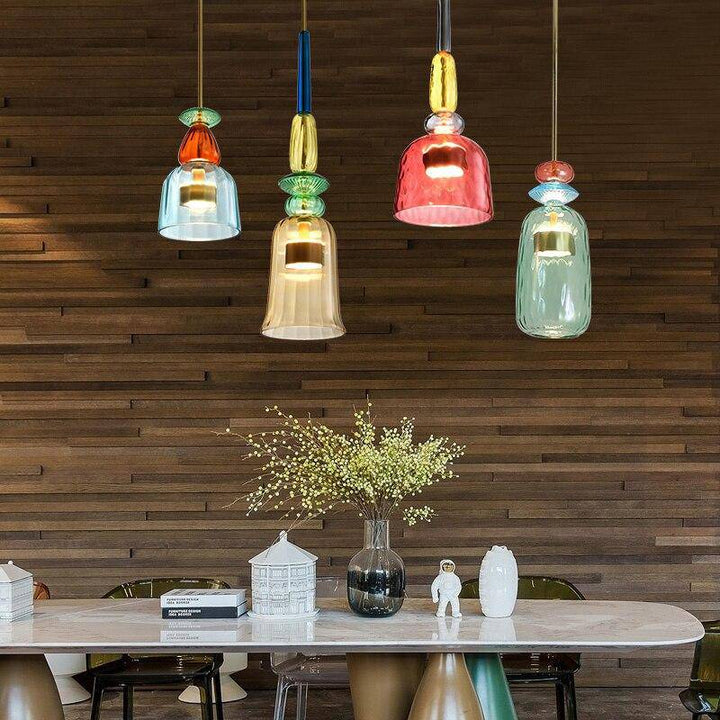 Moderne Pendellampe i Fargerikt Design