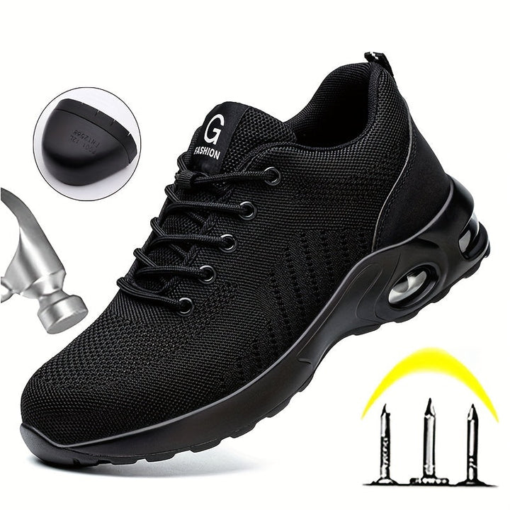 Herresneaker med Stålhette – Sikkerhet og Stil for Arbeid