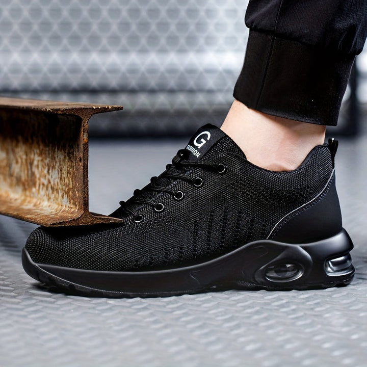 Herresneaker med Stålhette – Sikkerhet og Stil for Arbeid