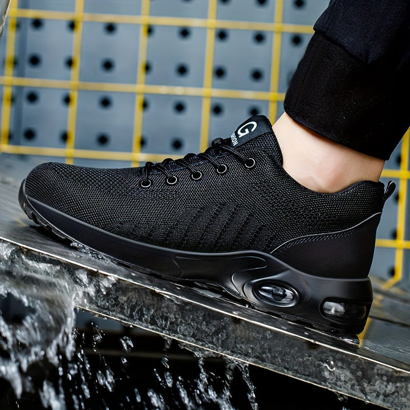 Herresneaker med Stålhette – Sikkerhet og Stil for Arbeid