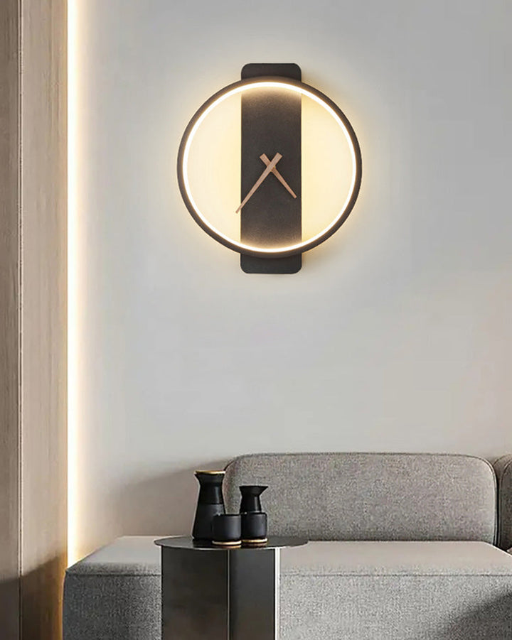 Moderne LED Veggklokke – Tidløs Eleganse for Ditt Hjem