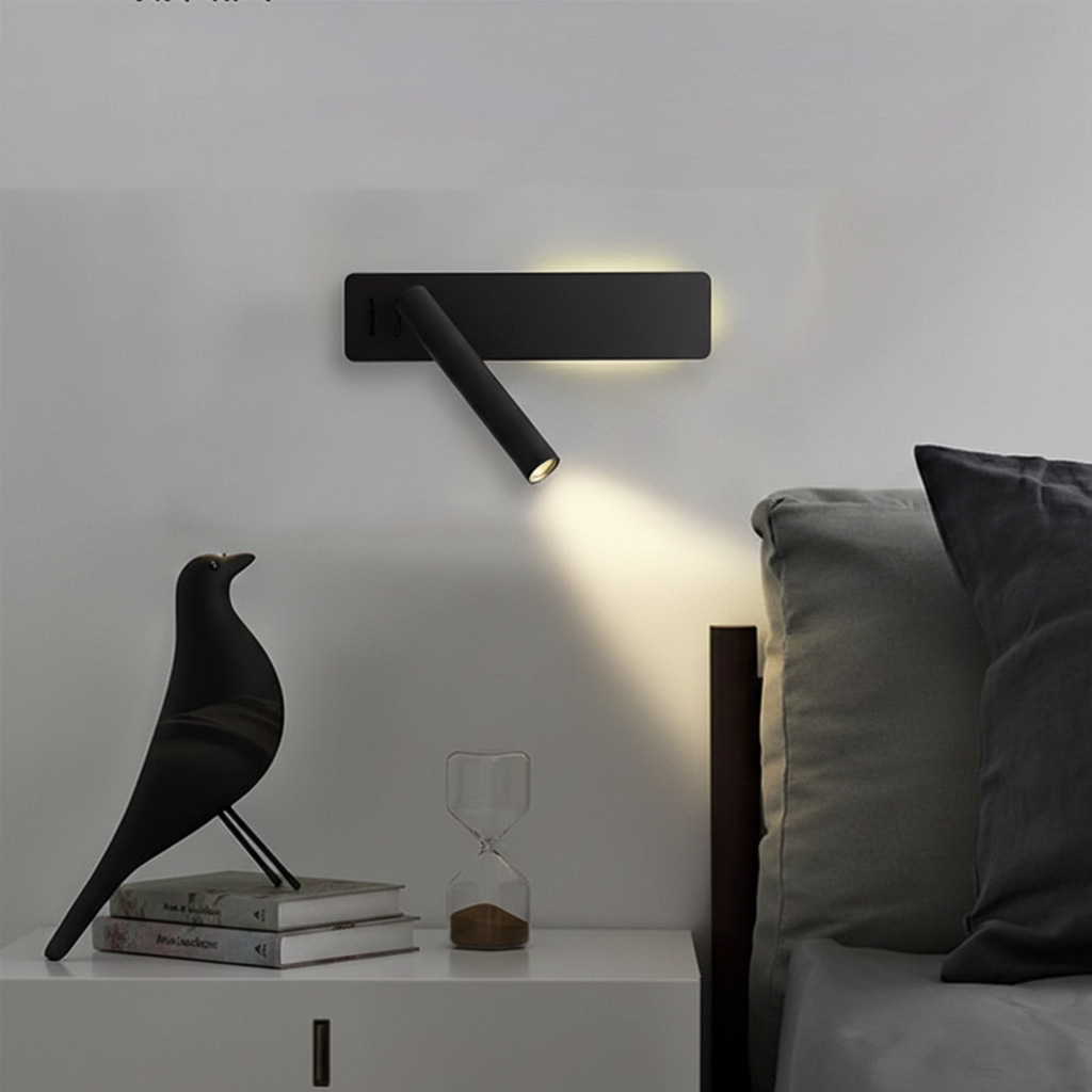 Moderne LED Vegglampe for Lesing – Justerbar &amp; Stilfull