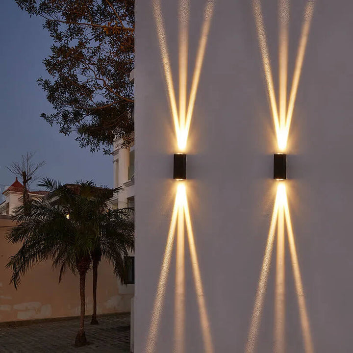 Moderne Rektangulær Utendørs Vegglampe LED – 6W/10W