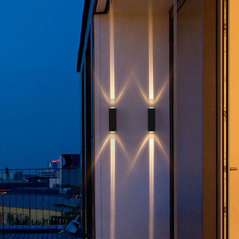 Moderne Rektangulær Utendørs Vegglampe LED – 6W/10W