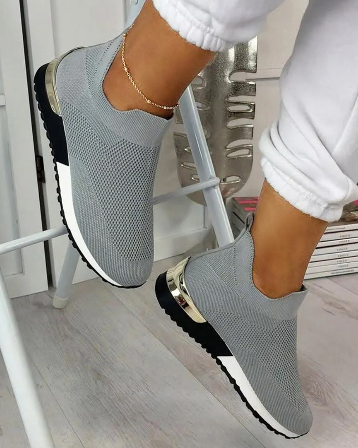 Kvinner Moderne Slip-on Joggesko – Komfort og Stil for Hverdagen