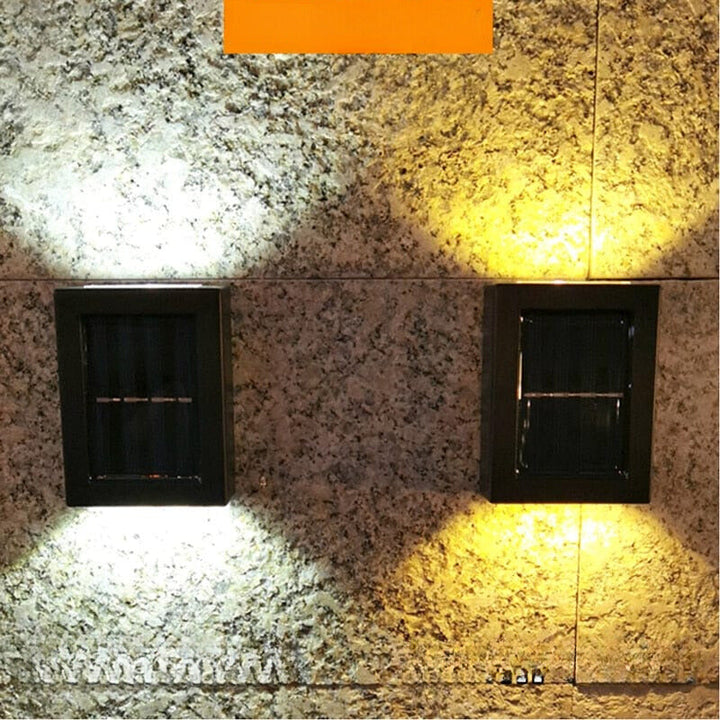 Moderne Solcelledrevet Terrassevegglampe for Enkel &amp; Stemningsfull Utendørsbelysning