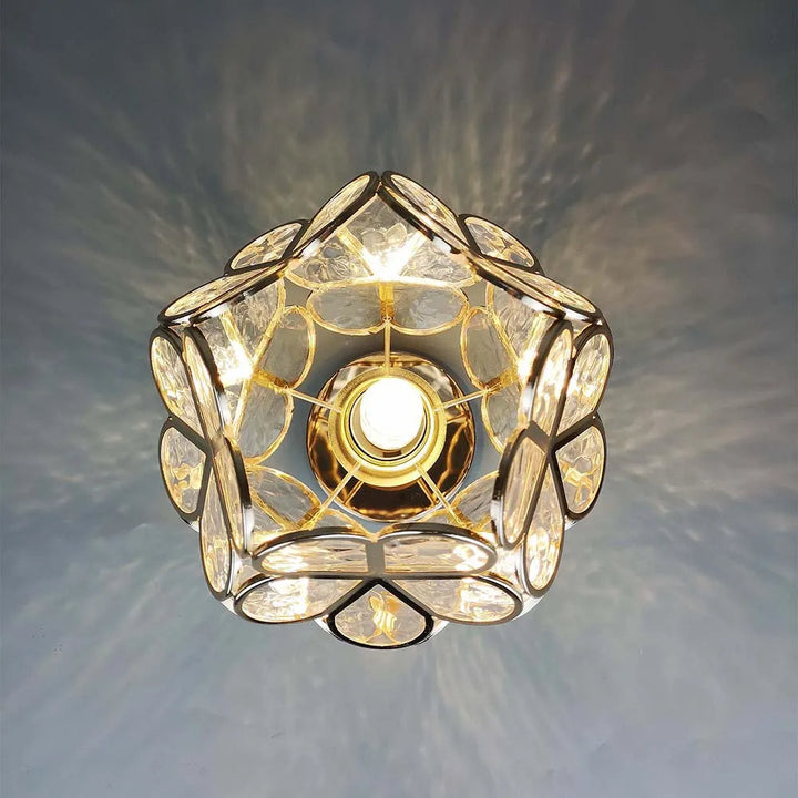 Taklampe i Blomsterdesign for Stue og Gang