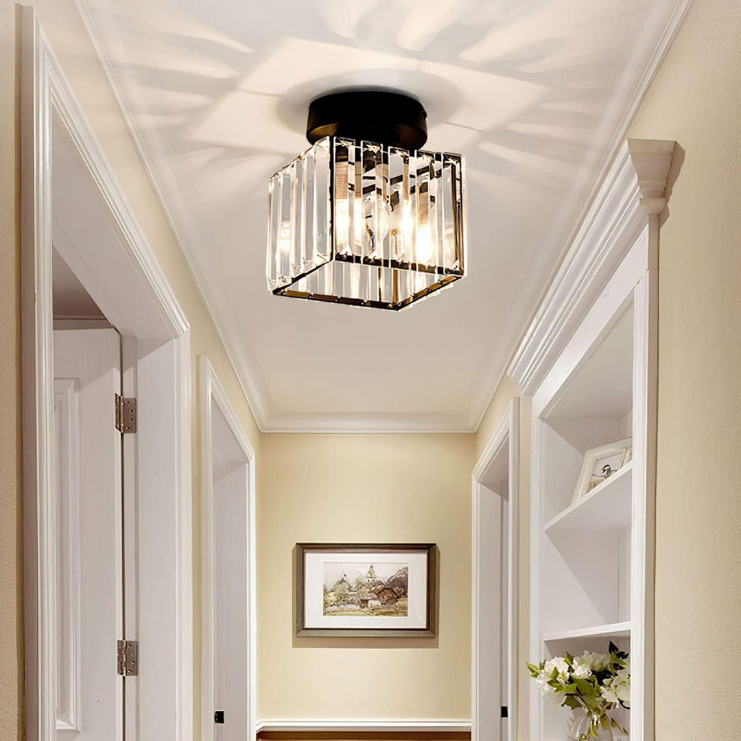 Moderne Taklampe – Elegant Design med Glitrende Detaljer
