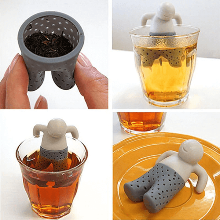 Mr. Te-Infuser i Silikon – Unik og Morsom Teopplevelse