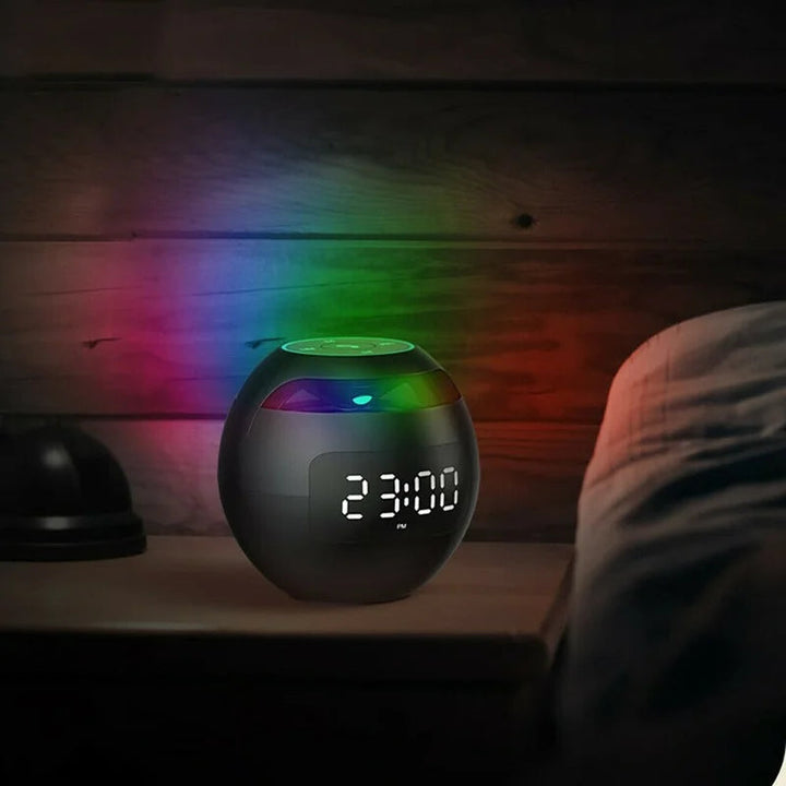 Multifunksjonell Vekkerklokke med Bluetooth Høyttaler