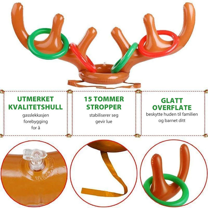 Oppblåsbart Julegevir Spill - Morsomt Ringkast for Fest