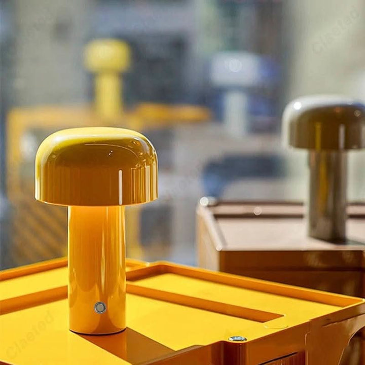 Oppladbar Nattbordslampe med Berøring og Dimbar LED