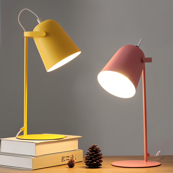 Pastell Macaron Skrivebordslampe – Justerbar Belysning