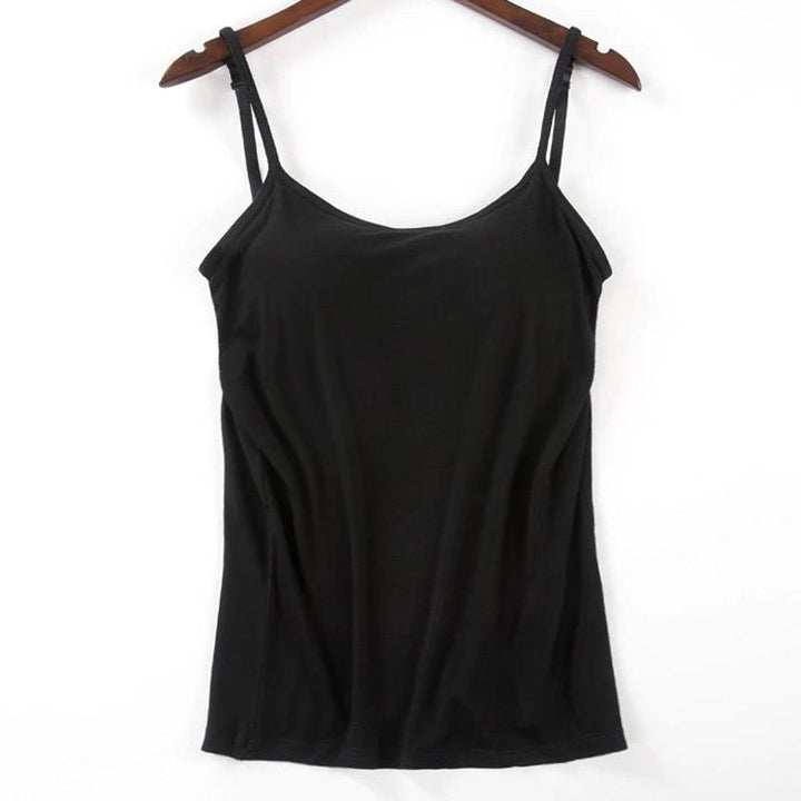 Polstret Cami Tank-topp for Kvinner – Komfort og Stil