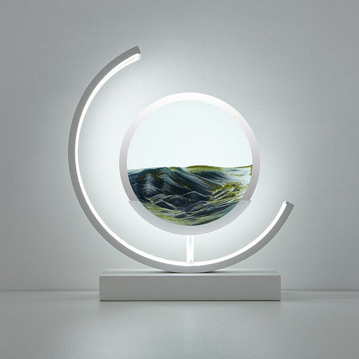 Quicksand-bordlampe - Unik, avslappende 3D-sandmaleri