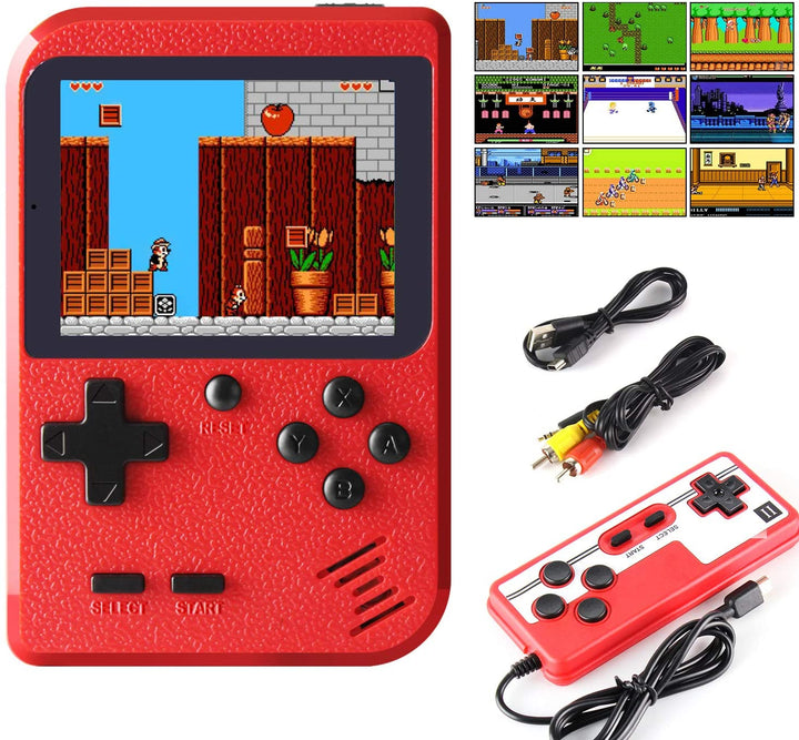 Retro Håndholdt Spillkonsoll med 400 Klassiske Spill