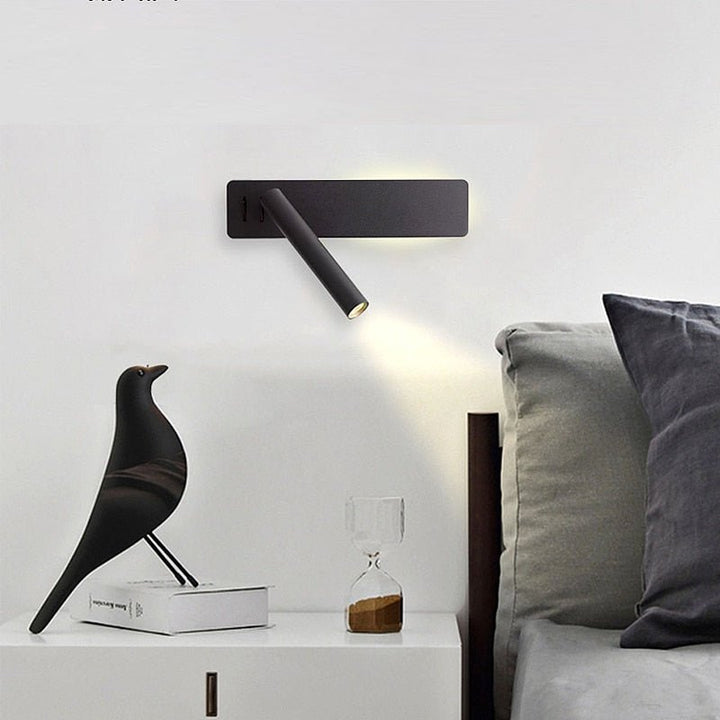 Roterbar LED-lampe for Justerbar Sengebelysning