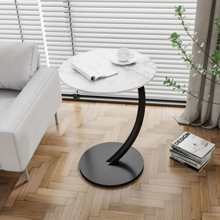 Rundt Sidebord – Moderne Design for Små Rom og Fleksibel Bruk