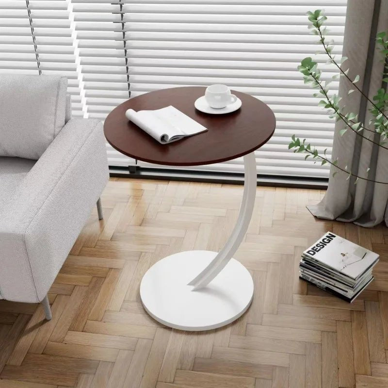 Rundt Sidebord – Moderne Design for Små Rom og Fleksibel Bruk