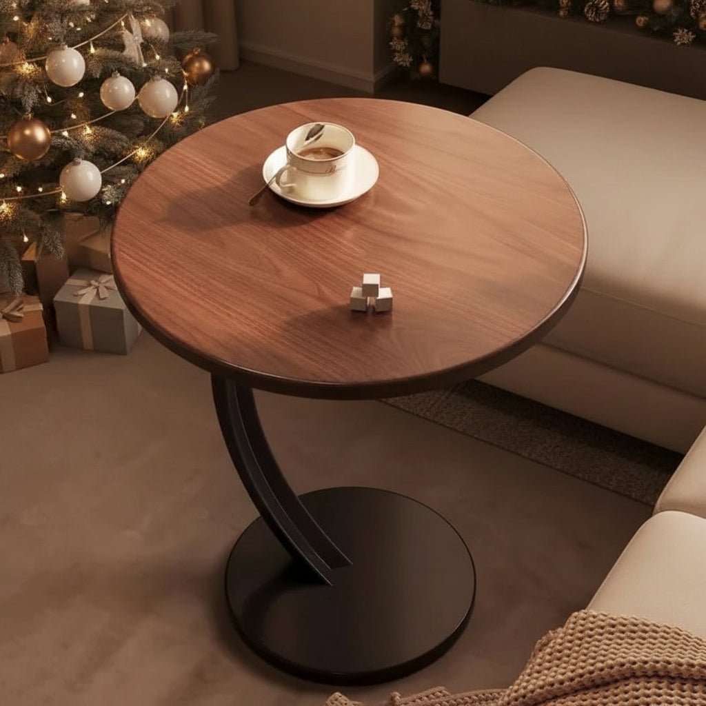 Rundt Sidebord – Moderne Design for Små Rom og Fleksibel Bruk