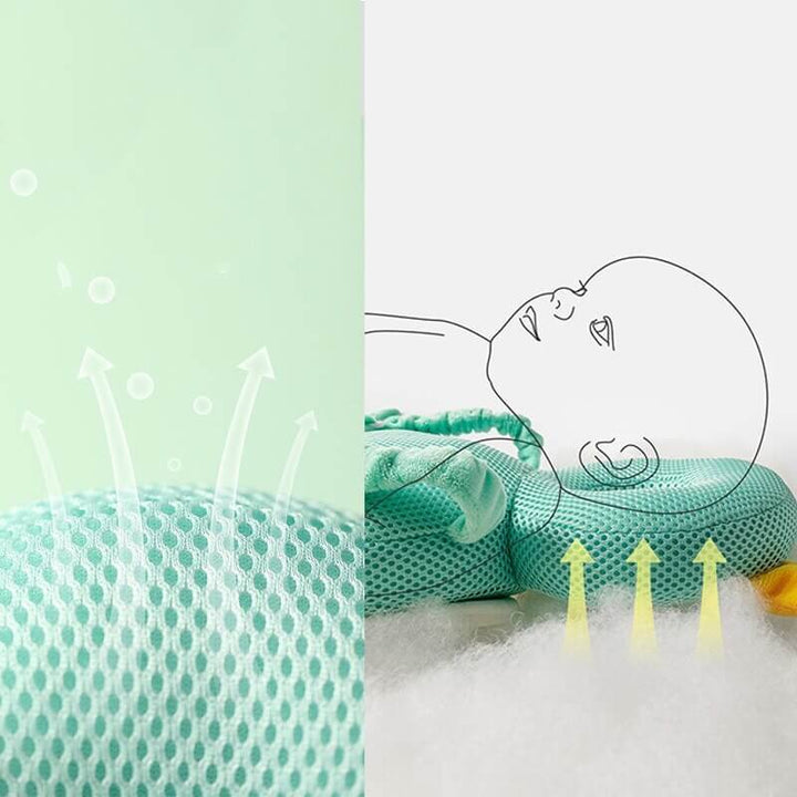Baby Hodebeskytter Ryggsekk – Myk pute for sikker lek