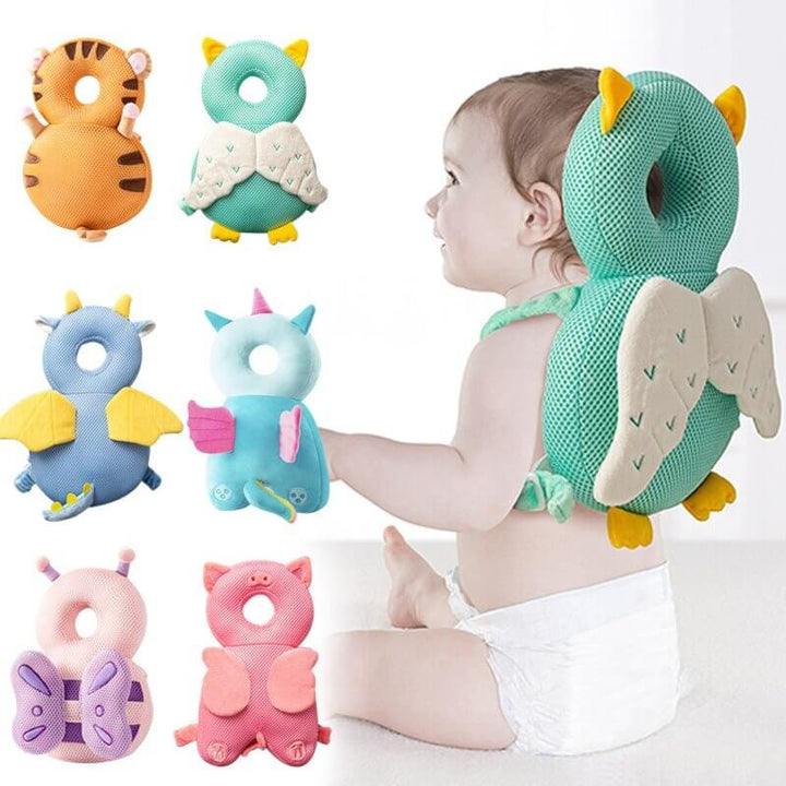 Baby Hodebeskytter Ryggsekk – Myk pute for sikker lek