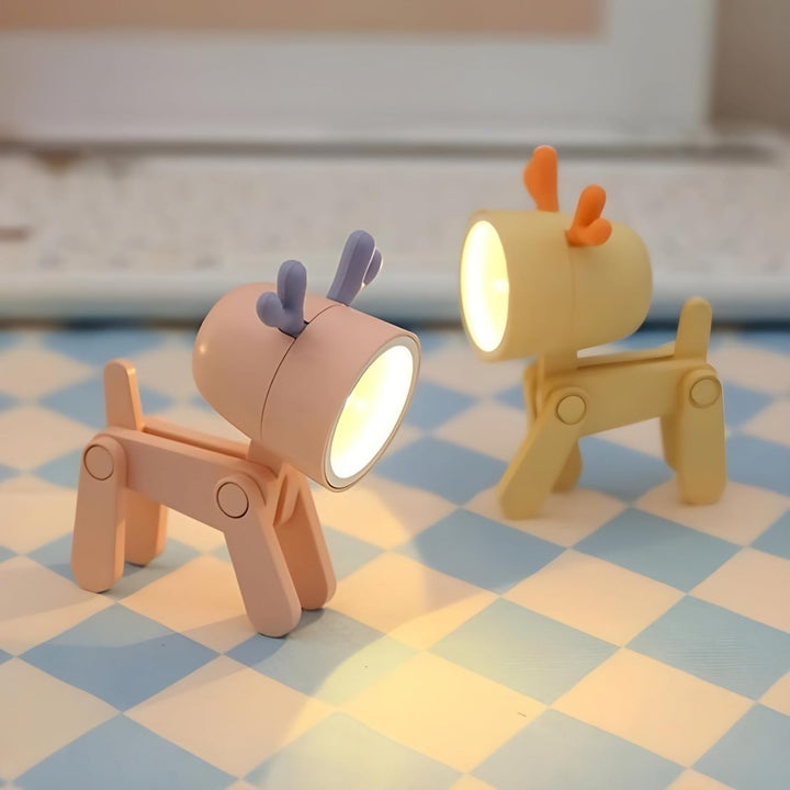 Søtt Dyrelys med Justerbare Figurer