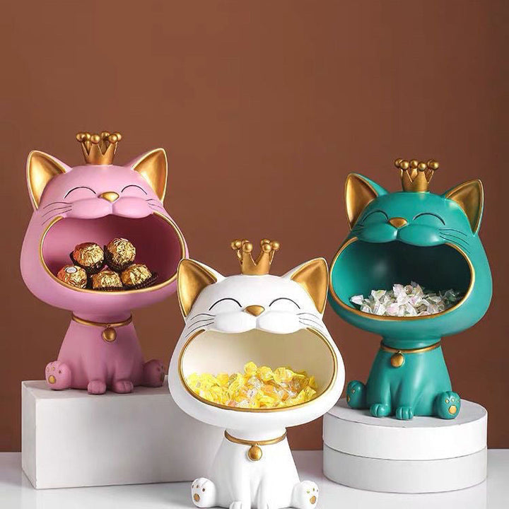 Lykke Katt Statue | Sjarmerende Hjemmedekor &amp; Kontor