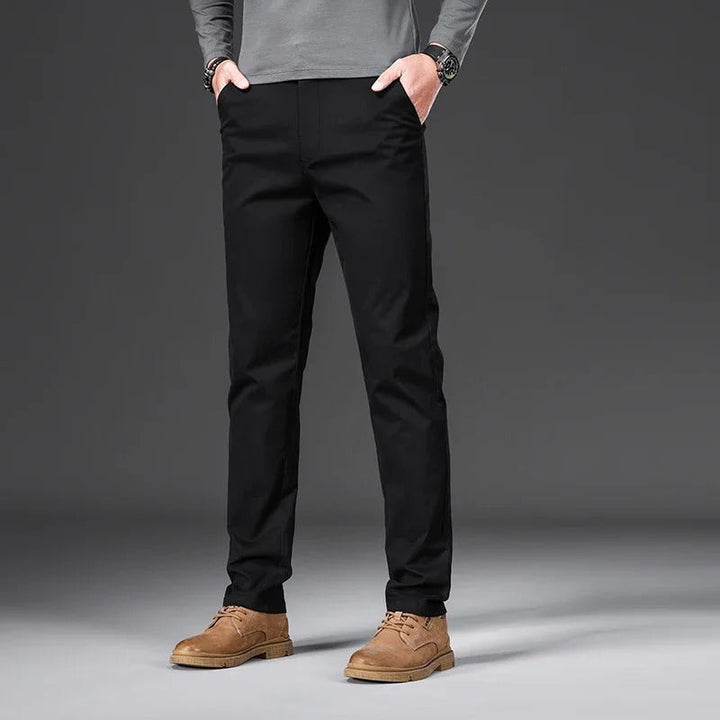 Slim Fit Bukser for Menn med Elastisk Midje