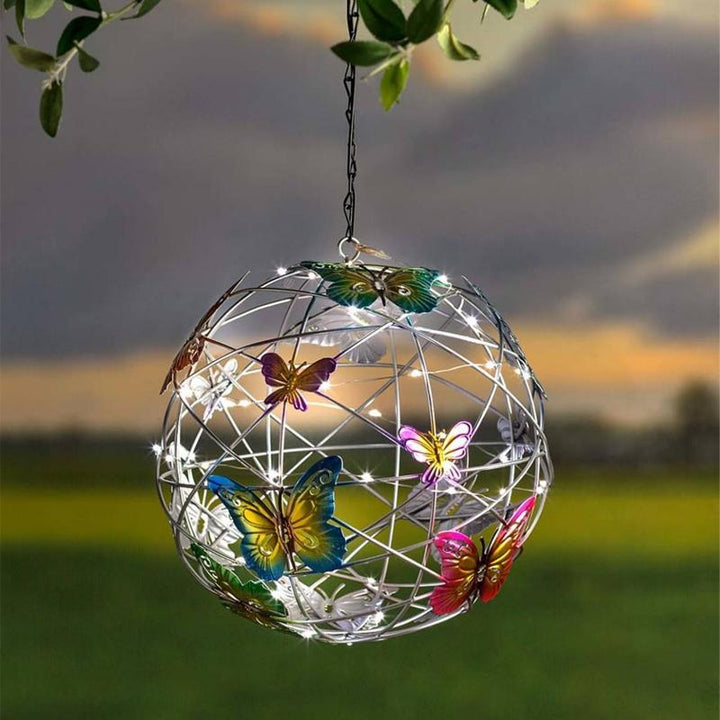 Solcelledrevet Dekorativt Lampe - Sommerfugl Design