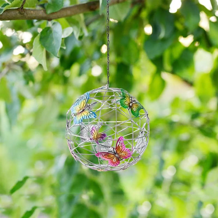 Solcelledrevet Dekorativt Lampe - Sommerfugl Design