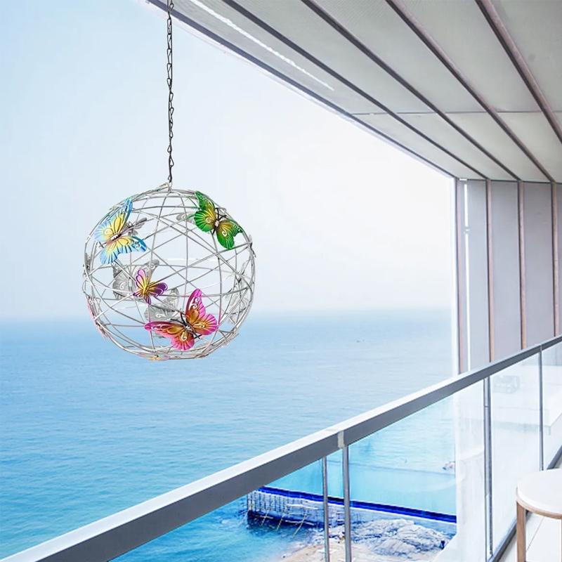 Solcelledrevet Dekorativt Lampe - Sommerfugl Design