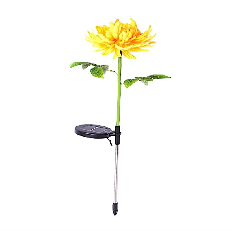Solcelledrevet Krysantemum LED Hagelys