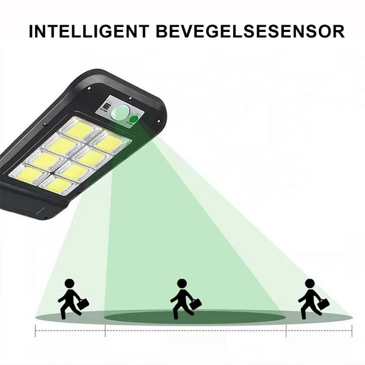 Solcelledrevet LED-lys | Utendørs Belysning | Høy Lysstyrke
