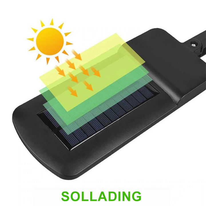 Solcelledrevet LED-lys | Utendørs Belysning | Høy Lysstyrke