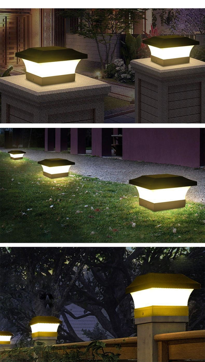 Solcelledrevet utendørs LED-lampe | IP65