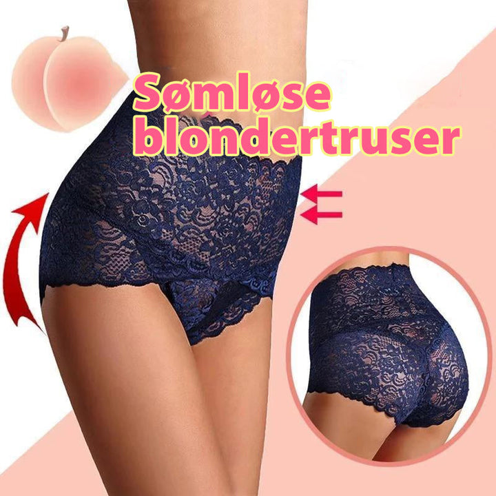Sømløse blondetruser - Komfort | Støtte | Blomsterdesign