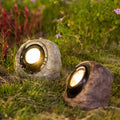 RockyLight - Solcelledrevet LED-Lys | Steinformet Utelys