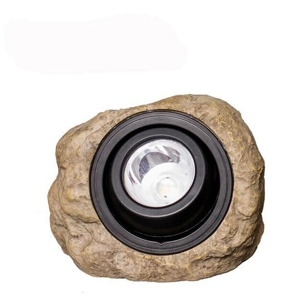 RockyLight - Solcelledrevet LED-Lys | Steinformet Utelys