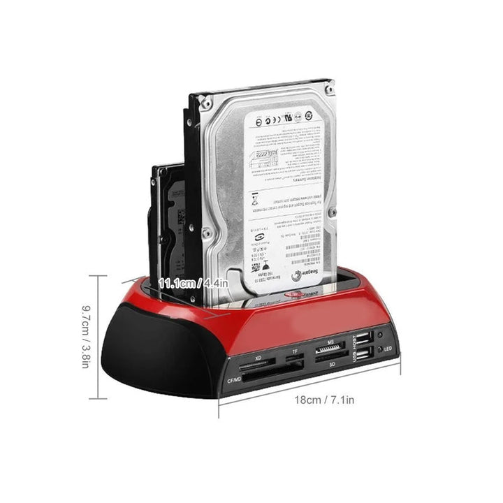 Dokkingstasjon for Harddisk - Plug &amp; Play | Hastig Kloning